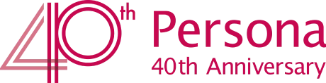 株式会社ペルソナ創立40周年のロゴマーク