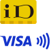 電子マネーiD・Visaマーク
